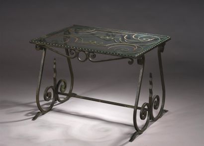 FRENCH WORK 1940

Low table in wrought iron...
