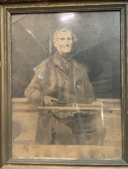 Lot of framed pieces, engravings, pastels...