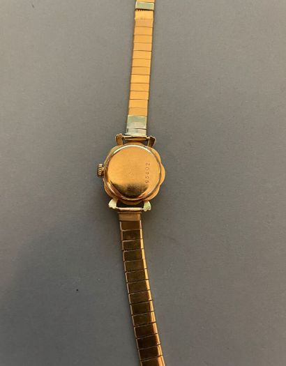 ZENITH
Montre bracelet de dame en or jaune,...