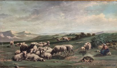 L. DARDEL 

La Bergère

Huile sur toile signée...