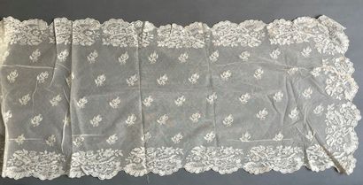 Lot de dentelles anciennes application d'Angleterre,...