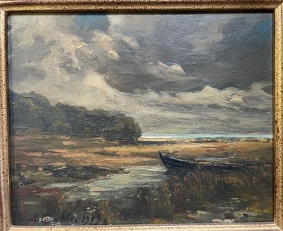 Louis CABIE (1853-1939)

La pluie à Andernos

Huile...