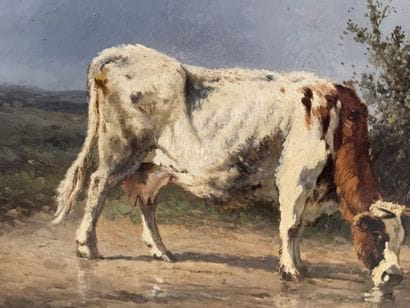 Annibale GATTI (1828-1909) 

La gardienne...