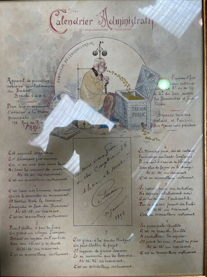 Lot de pièces encadrées : tableau, gravures,...