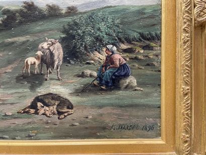 L. DARDEL 

La Bergère

Huile sur toile signée...