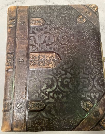 Lot d'albums photographiques anciens