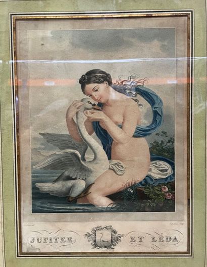 Lot de pièces encadrées, gravures, dessins,...