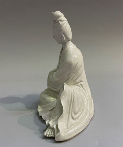Seated guanyin in porcelain.
China, early...