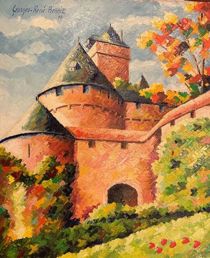 Georges-René BENOIT (XXe siècle) 
Lot d'oeuvres...
