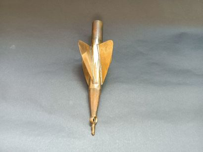 Brass loch fish. 
England, early 20th century.
L:...