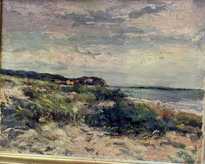 René DURELLE ( 1872-1954 )
Les côtes normandes
Gouache...