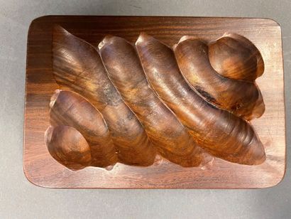 Ashtray in carved guaiac
In the taste of...