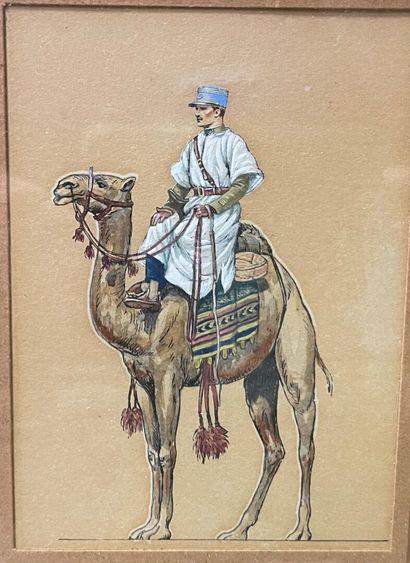 Ecole Orientaliste
-La Halte
-Soldat à dromadaire
Deux...