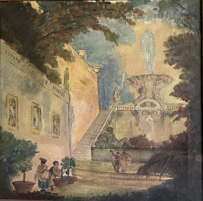 Lot de pièces encadrées 
-