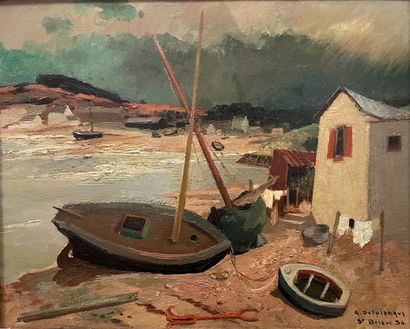 Georges DELPLANQUE (1903-1999)
St Brieuc
Huile...