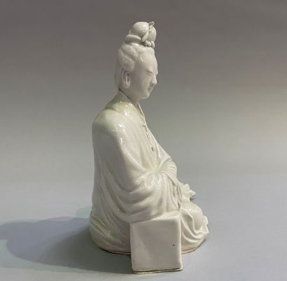 Seated guanyin in porcelain.
China, early...