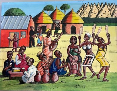 Lot de tableaux de l'Ecole haïtienne con...