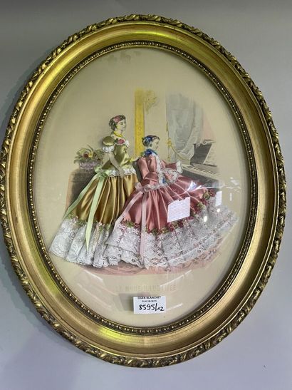 Lot de tableaux, aquarelle, lithographie...
