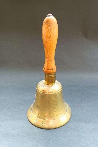 Bronze Air Raid Precautions (ARP) bell.
British...