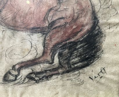École moderne du XXe siècle
Cheval au piquet...
