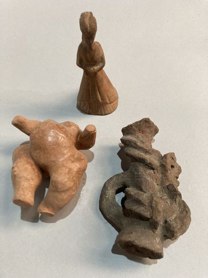 Neufs figurines d'animaux comprenant buffle,...