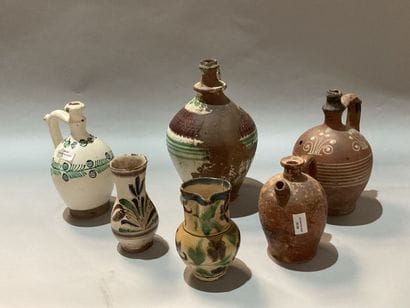 ART POPULAIRE HONGROIS - XIXème siècle 
Lot...