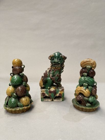 CHINE, époque XVIIIème siècle : 
Chimère...