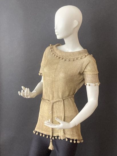 Partie d'un ensemble en maille, vers 1920-1930,...