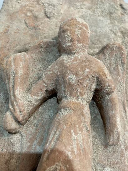 Quatre reliefs dans le goût du Gandhara en...