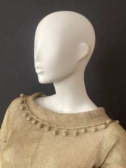 Partie d'un ensemble en maille, vers 1920-1930,...
