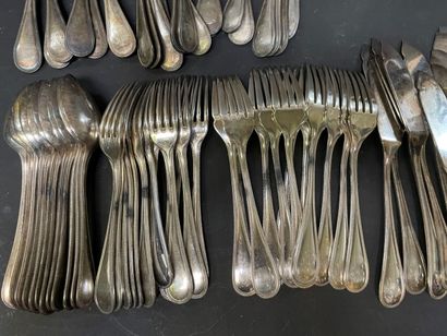 CHRISTOFLE
Part of a silver-plated menagere...