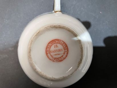 Lot of porcelain dishes including a part...