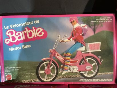 Lot including three Mattel Barbie dolls (a...