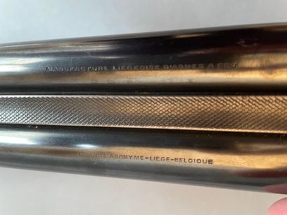 Belgian handmade rifle juxtaposed calibre...