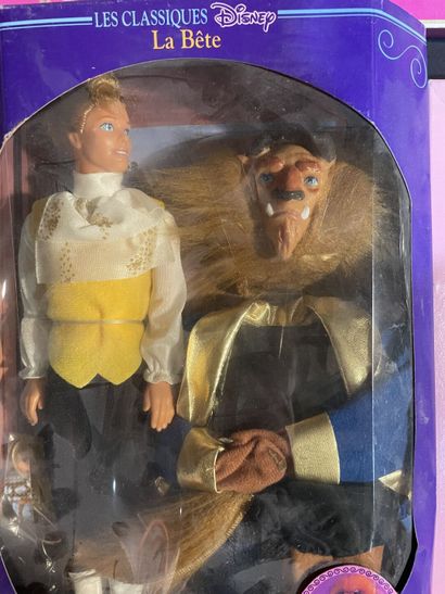 Lot including three Mattel Barbie dolls (a...
