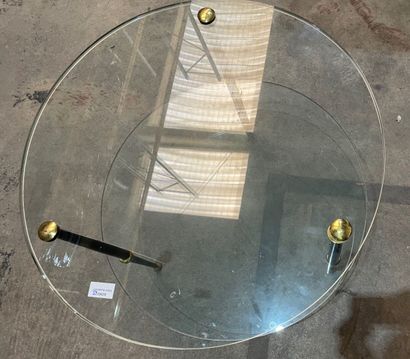 Coffee table with two round glass tops
46...
