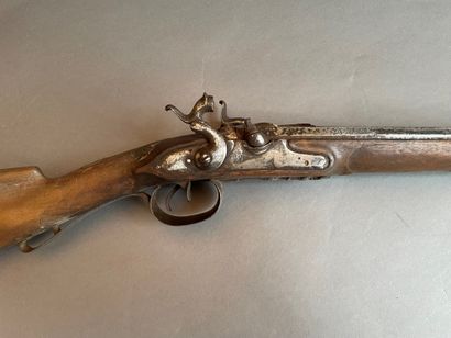 Hunting rifle with juxtaposed barrels XIX°...