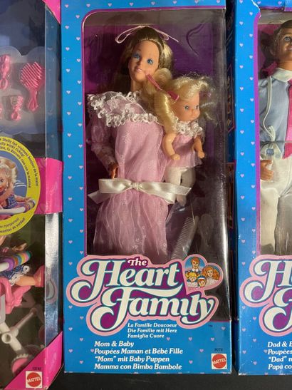 Set of three Mattel Barbie dolls, two models...
