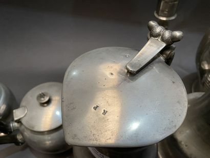 Important lot of pewter : dishes, bowls,...