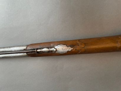Hunting rifle with juxtaposed barrels XIX°...