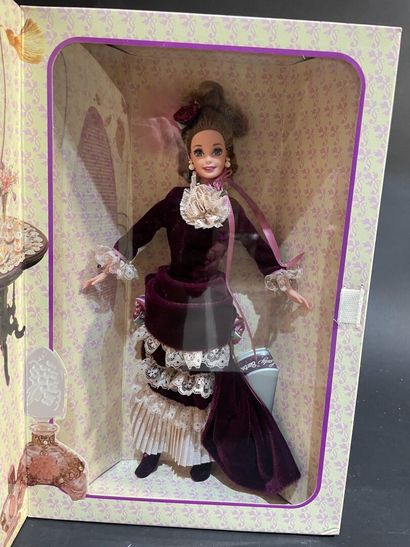 Two Mattel Barbie dolls, models from the...