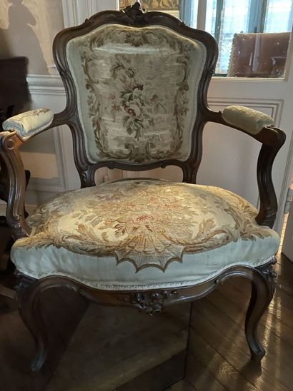 Furniture of living room out of moulded and...