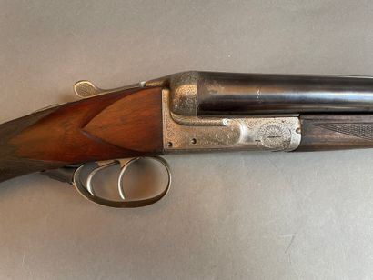 Belgian handmade rifle juxtaposed calibre...