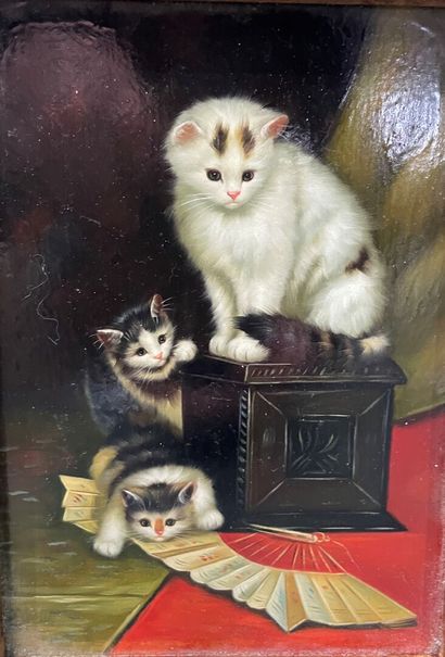 Small batch of framed pieces :
-Pussy and...