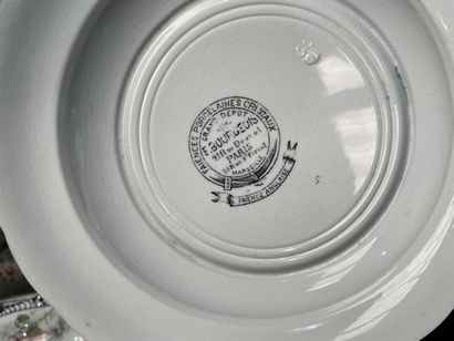 Part of a fine earthenware dinner service...