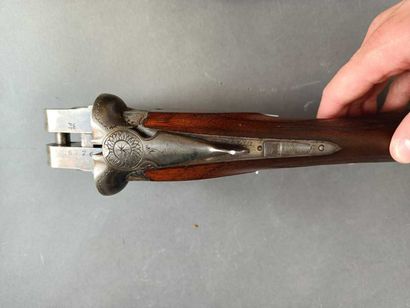 Rifle juxtaposed artisan stéphanois, gauge...