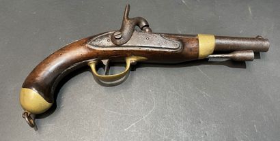 Percussion pistol, 19th century