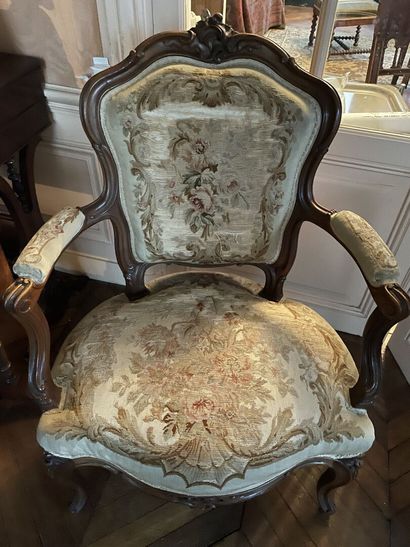 Furniture of living room out of moulded and...