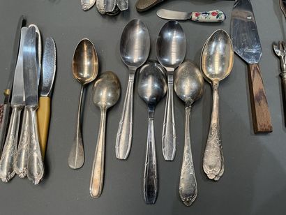 Lot of silver plated metal: part of a coffee...