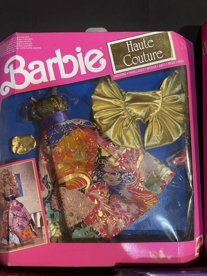 Lot including three Mattel Barbie dolls (a...